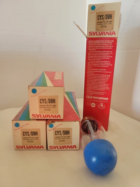 4 Cys Dbh Projector Bulb Sylvania Stage Studio A/V Lamp
