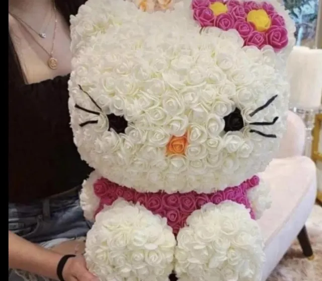 Hello Kitty Flowers Rose Bouquet Flowers Gifts for Women Girlfriend Mom, Unique