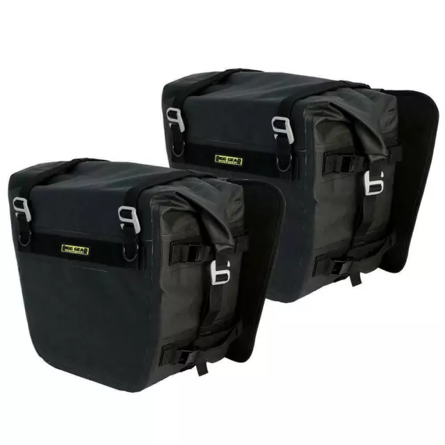 Nelson Rigg Sierra Dry Waterproof Motorbike Saddlebags - 28L per side - Black