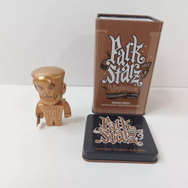 Disney Viynlmation Copper Variant Abraham Lincoln Figure Park Starz Series 1
