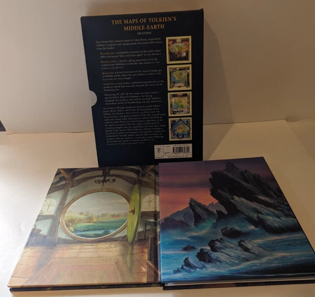 THE MAPS OF Tolkien's Middle-Earth (Book & Maps) by Brian Sibley & John ...