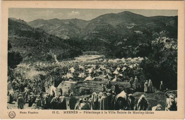 CPA AK MOROCCO MEKNES Pilgrimage to the Holy City of MOULAY IDRISS Flanders (38004)