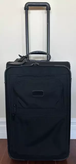 Vintage Tumi USA Black Ballistic Nylon 22" Wheeled Carry-On Suitcase 2243D3
