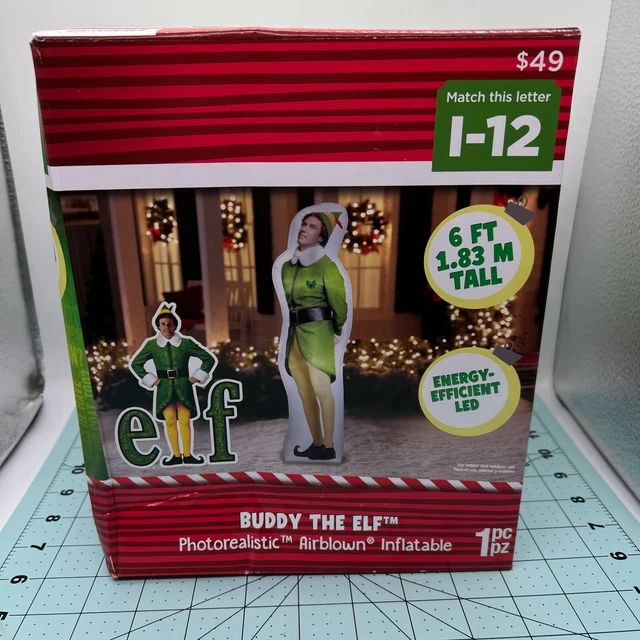 BUDDY THE ELF 6 ft Gemmy INFLATABLE Airblown Will Farrell