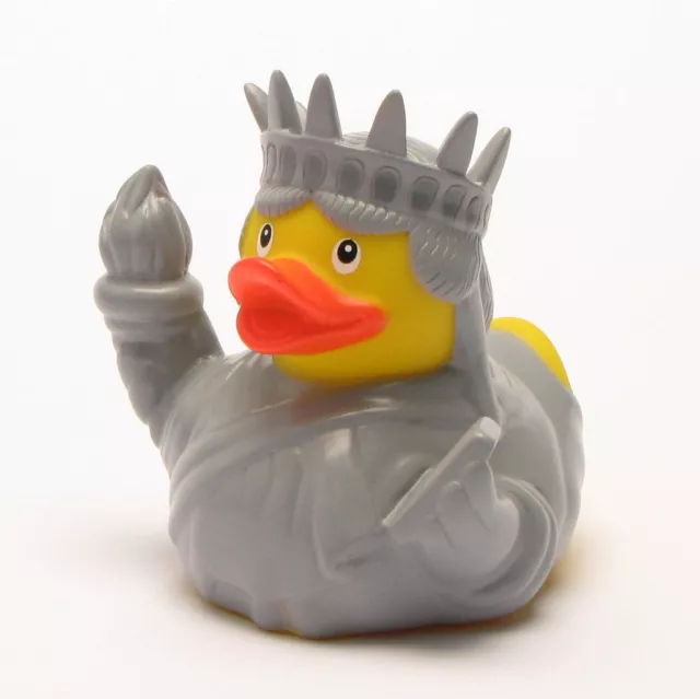 Badeente Quietscheentchen Freiheitsstatue Gummiente Plastikente Quietcheente