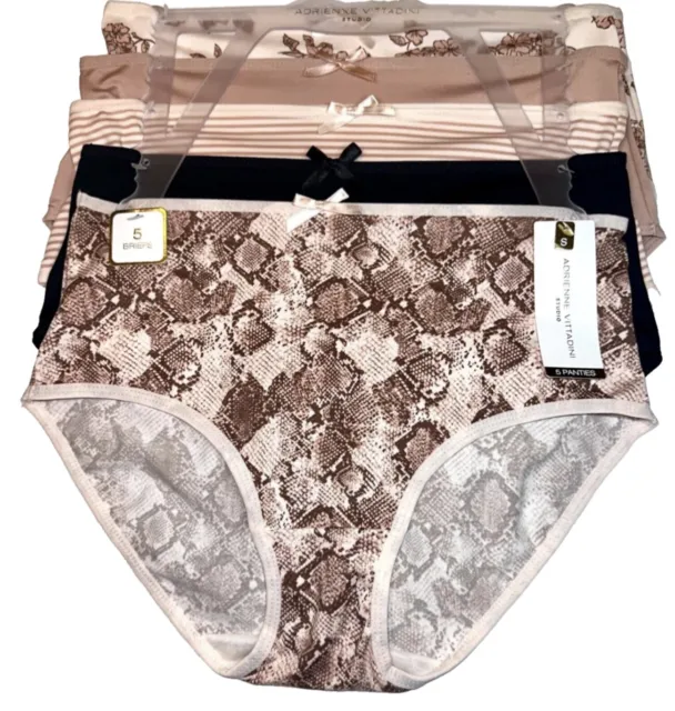 ADRIENNE VITTADINI 5PK Floral lace Bikini panties Size XL £23.99