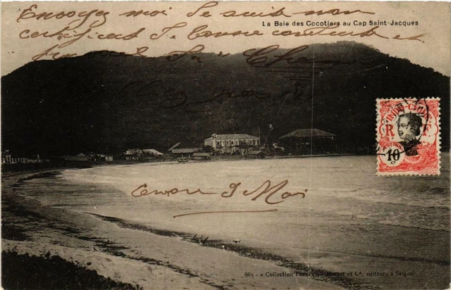 CPA AK La Baie des Cocotiers au Cap St-JACQUES VIETNAM-Indochina (762435)