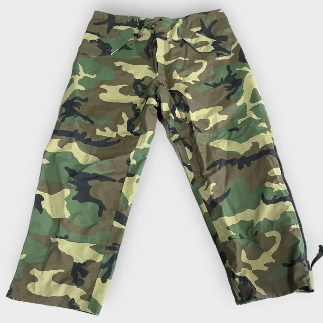 US Military Trousers  Cold Weather  GORETEX Waterproof Camo Large Regular