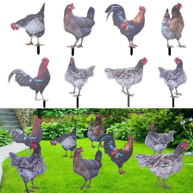 Garten Ornamente Hühner dekorationen Skulpturen Hof-Kunst-Dekor Hahn Statuen