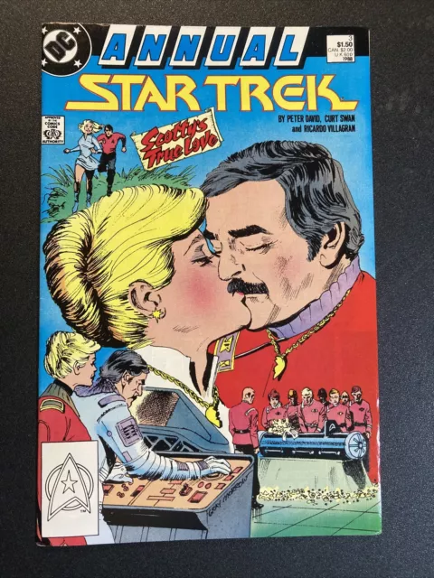 1988 Star Trek Dc Comics Annual #3 Retrospect Curt Swan