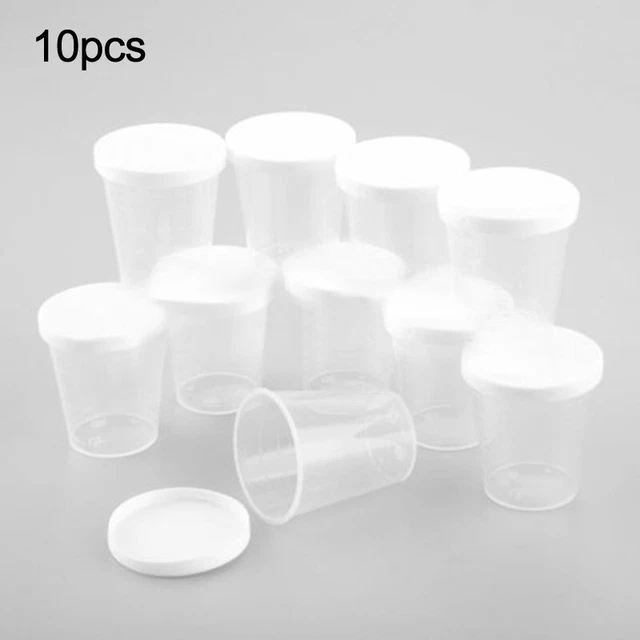 10Pcs Mesure Tasse Lab Chimie Cuisine Liquide Mesure Outil 30ml Transparent