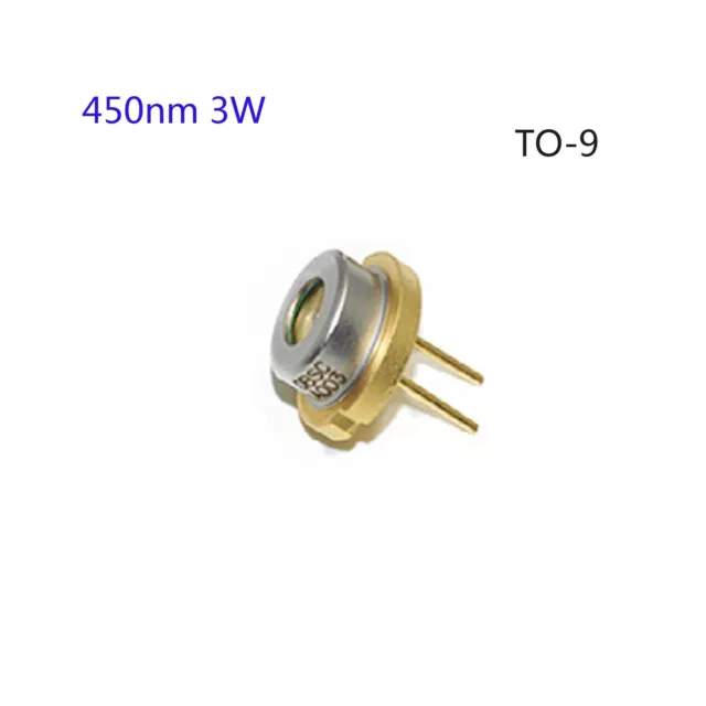 1pc OSRAM 450nm 3W Laser Diode PLPT9 450LA-E TO-9