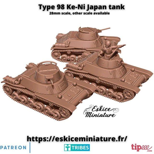 WWII JAPANESE TYPE 98 Ke-Ni Tank Historical Wargaming £5.49 - PicClick UK