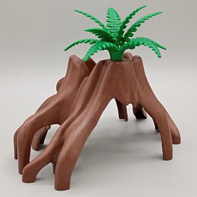 playmobil bases marrones con plantas vegetación - Compra venta en