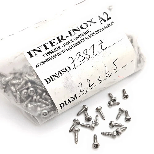 [250pz] 7981-2-2.2X6.5 2.2x6.5/DIN7981Z ISO7049 VITE