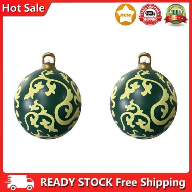 2pcs 60cm Santa Ball, Large Snowman Ball, Versatile Gifts