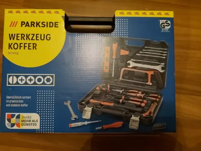 PARKSIDE® WERKZEUGKOFFER 64-TEILIG Werkzeugkiste Werkzeug EUR 23,70 -  PicClick DE