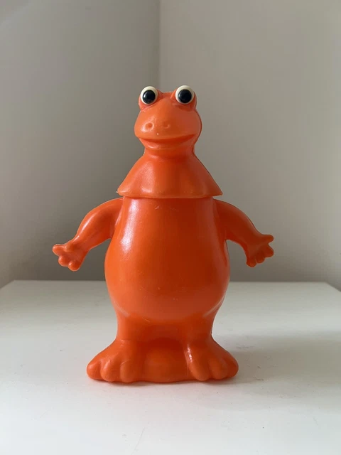 figurine - Casimir Lîle aux enfants -vintage - telecip Orange Plastique - Vendu
