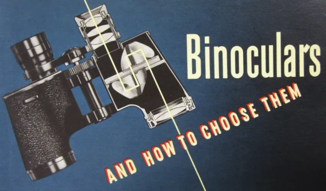 Binoculares vintage Bausch & Lomb catálogo de ventas folleto guía de compra 1951