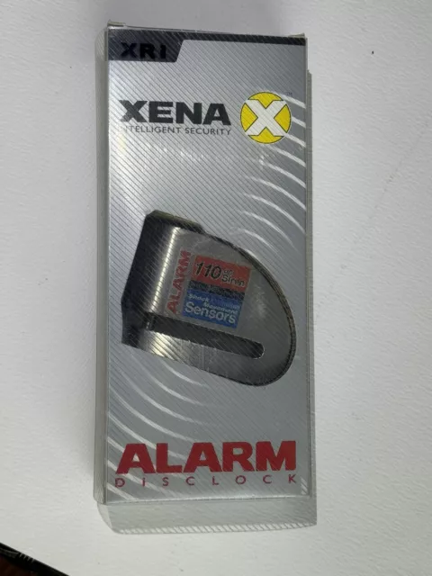 Xena Disc-Lock Alarm  Motorcycle Lock XR1-SS Stainless Steel