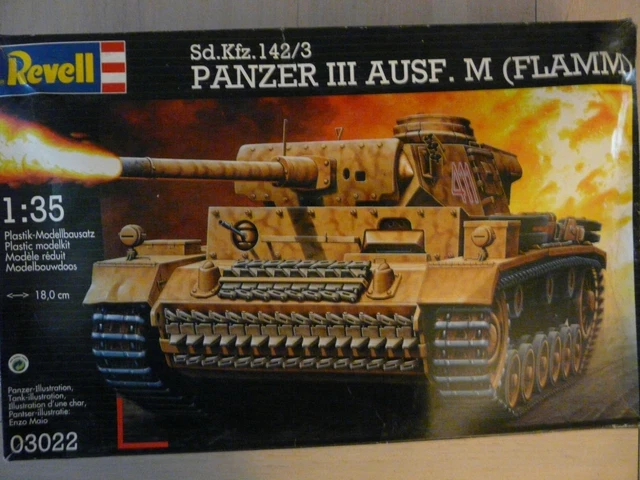 Maquette Revell 1/35 – Panzer III Ausf. J (WWII, Référence 03005)