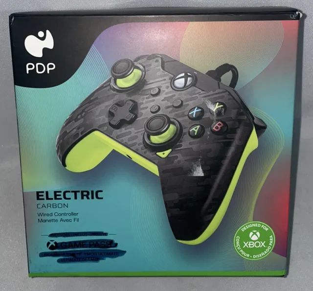 Wired Xbox One & Series X/S Controller -  PDP Electric Carbon
