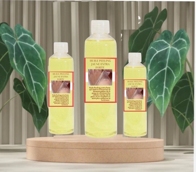 Huile Exfoliante Jaune Yollow Peeling Oil - 110 Ml - SPF4 - Pour Taches Et Cicatrices - Fabriqué En Allemagne