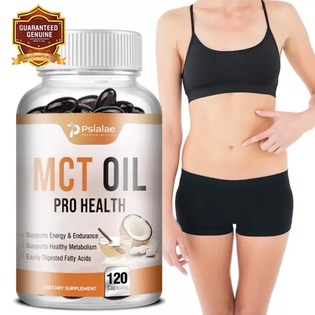 MCT Oil Capsules 5704mg - Weight Loss, Immune Support, Skin and Brain Health