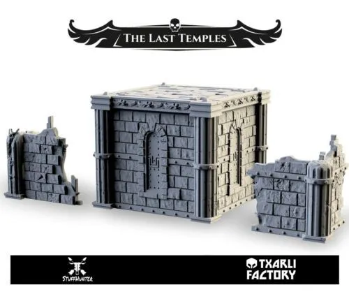 Tablero de Mesa Terreno Edificio Ruinas Templo Modular - The Last