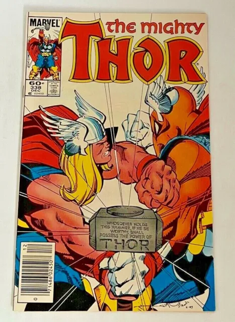 The Mighty Thor #338 - 2nd Appearance Beta Ray Bill - Newsstand HIGH GRADE