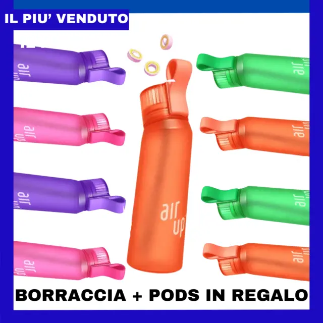 Air Up Borraccia Rosa shocking 650 ml Originale [3 POD IN REGALO] IN  OFFERTA