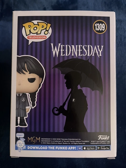 Funko Pop! TV Netflix Wednesday Addams #1309 Rare *IN HAND* Ships Now 2