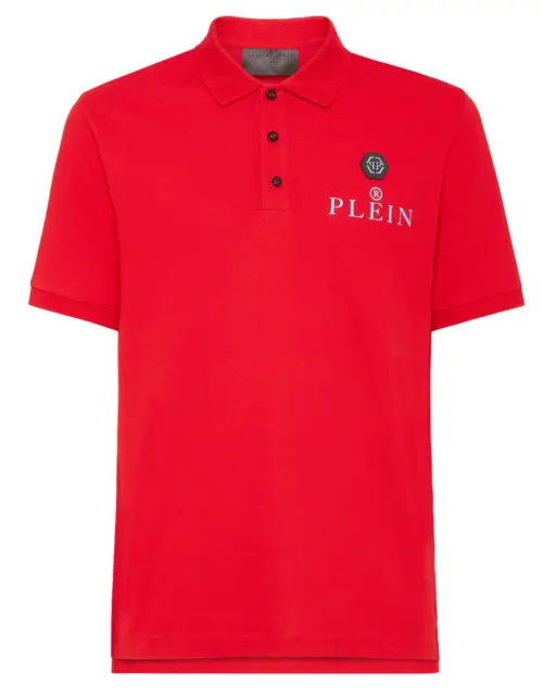 Philipp Plein Shirt Polo Ss Patch Logo Chemise Polo T-Shirt XXL 2