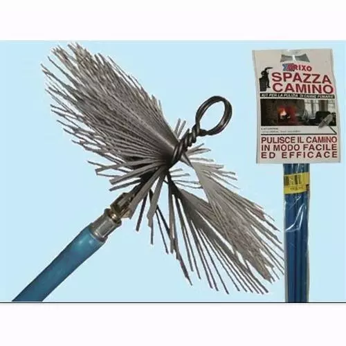 Kit scovolo spazzacamino Brixo aste fino a 8,40 mt  Ø mm. 250