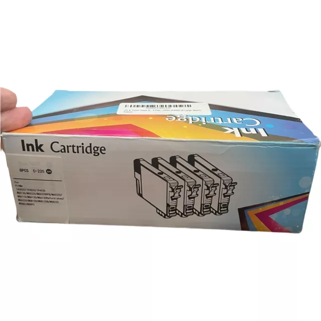 7PK BLACK Ink w/ CHIP for PGI 225 BK Canon Pixma MG5220 MG5320 MG6120 MG6220