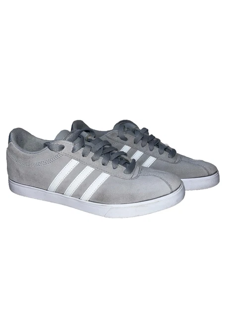 Adidas court set suede ladies trainers grey deals