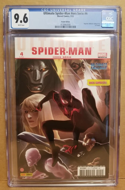 Ultimate Fallout #4 French Edition Cgc 9.6 1St Miles Morales Djurdjevic Variant