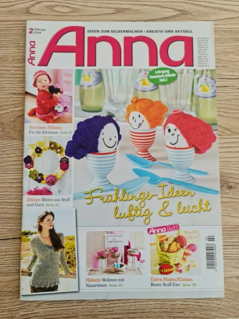 "Handarbeits Heft Anna" Ideen zum Selbermachen 2/2014 ,Topp, Frühling, Ostern