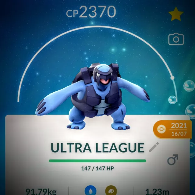 Pokemon Steelix lev 35 + 3 MOVES GO ULTRA LEAGUE 2500CP (Onix evolution)