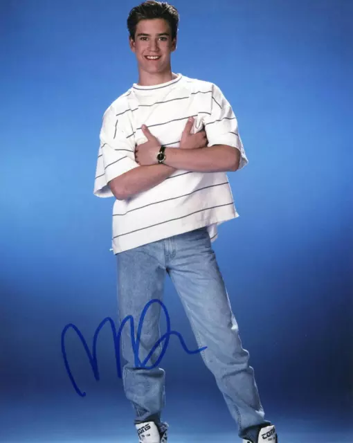 Sexy Mark Paul Gosselaar Signed 8X10 Photo Saved By The Bell Zack Morris Coa O