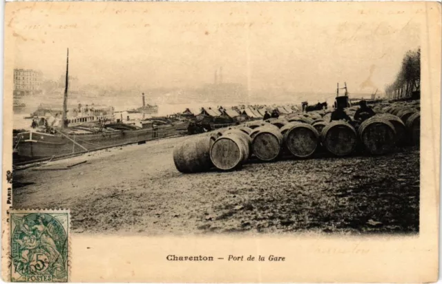 CPA AK Charenton Port de la Gare FRANCE (1282265)