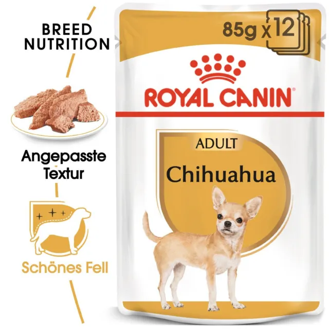 24 x 85g ROYAL CANIN Chihuahua Adult Hundefutter Nasfutter