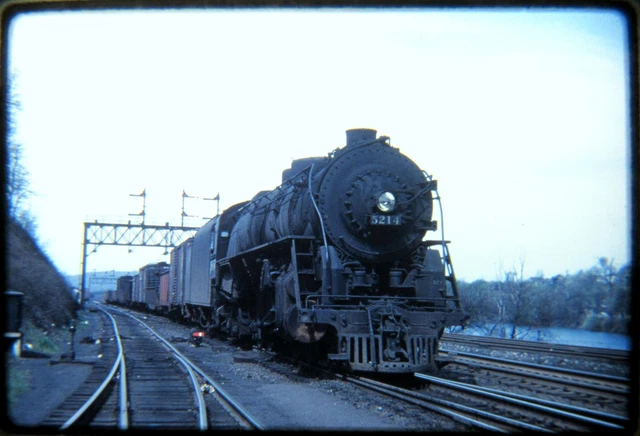 Duplicate Railroad Slide DSLD LV 5214 Steam 4-8-4 Bethlehem PA 5/7/50
