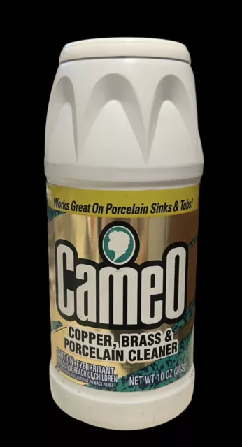 (1) CAMEO Copper Brass Porcelain Powder Cleaner 10 Oz No Phosphorus Discontinued