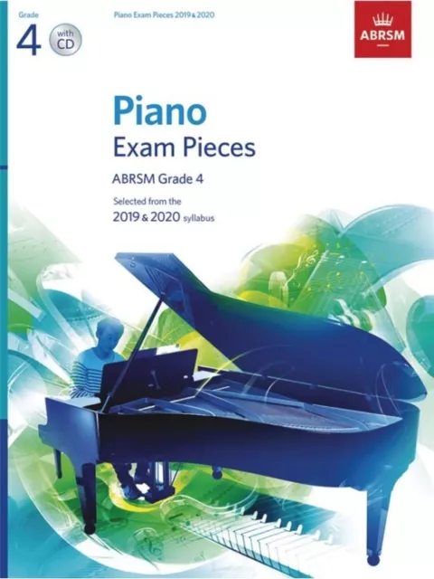 Grade 4  PIANO EXAM PIECES 2019 - 2020  ABRSM Music Book with CD