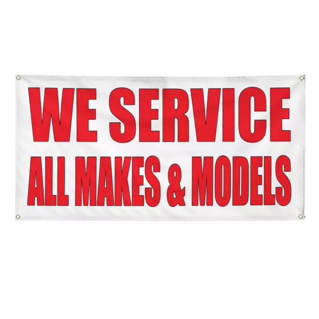 Vinyl Banner Multiple Options We Service All Makes & Models Auto Body Shop