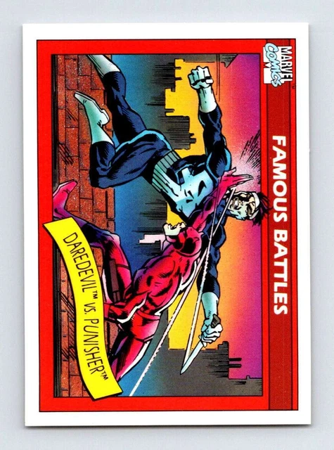 1990 Marvel Universe Daredevil vs. Punisher  #110 Comic Book Card