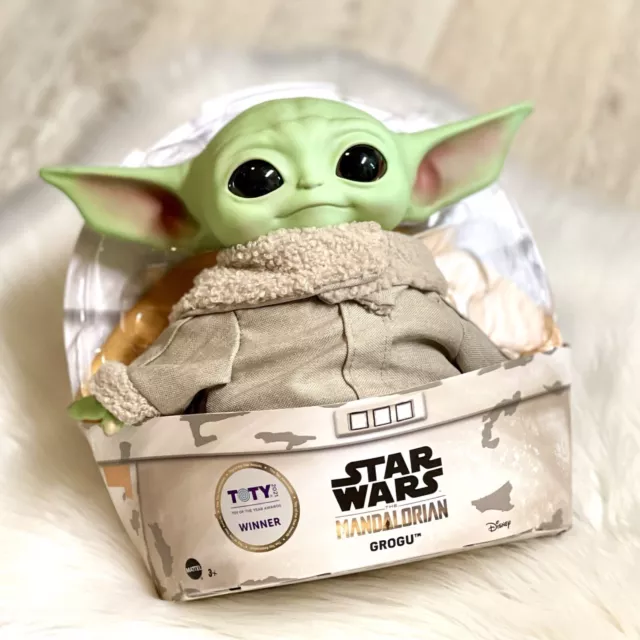 NWT STAR WARS Grogu The Child Baby Yoda 11” Mandalorian ￼Plush Fabric Toy Doll