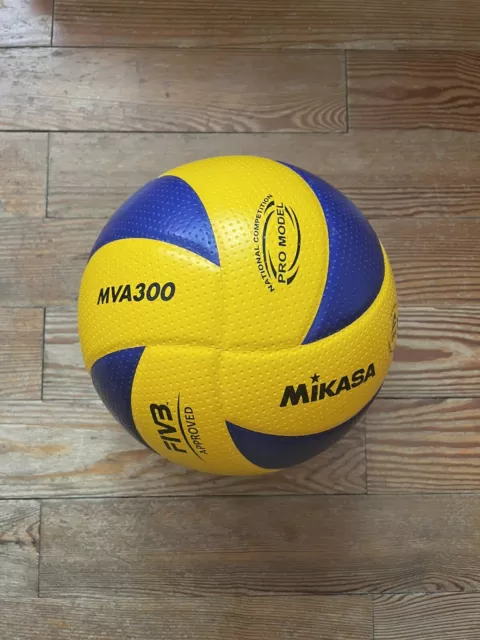 Mikasa Volleyball MVA 300 Gr 5 Wettkampfball gelb blau