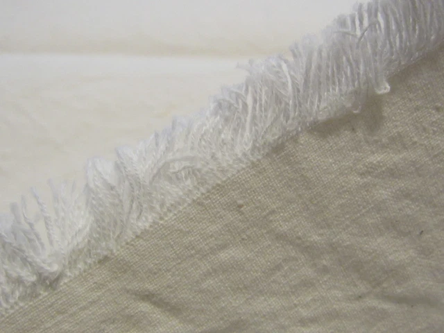 Vintage Japanese Heavy Weight Weave Woven Cotton Fabric 74" L #302A